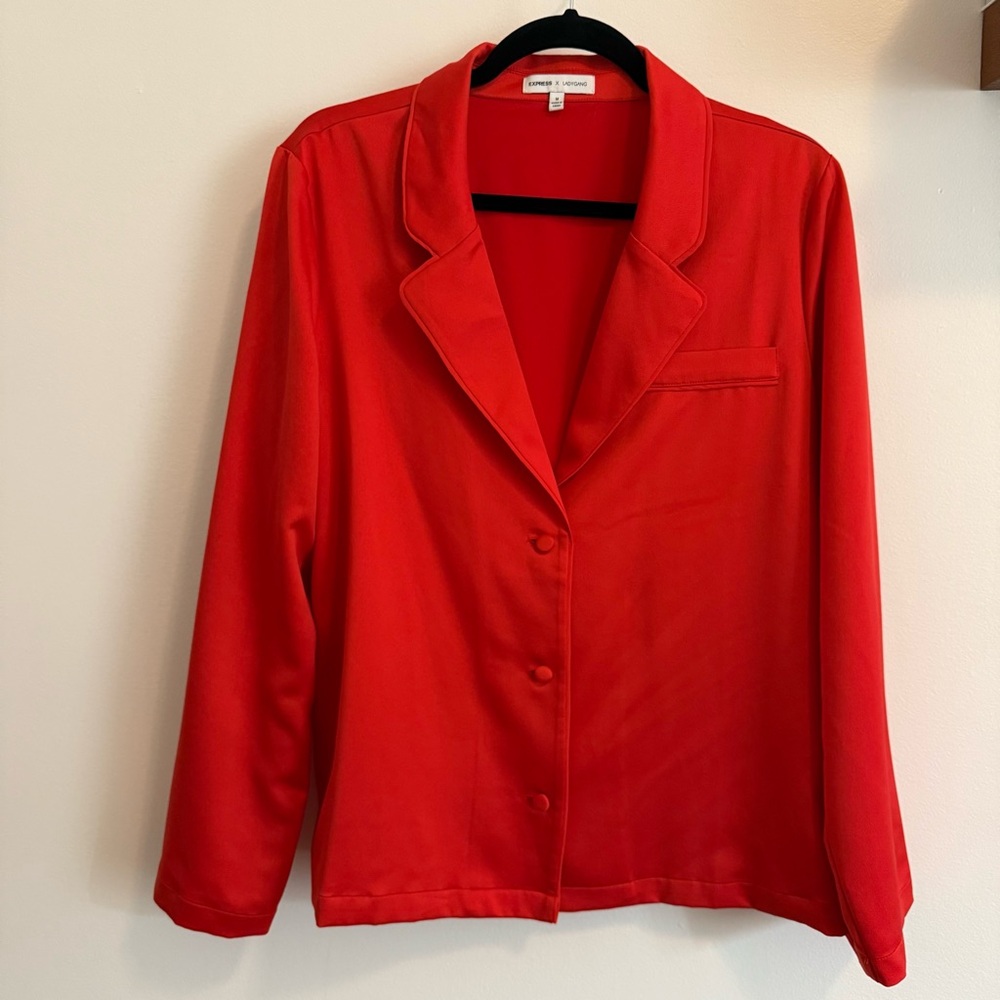 Express x LadyGang Red Top